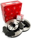 ПЕРЕДНИЕ ДИСКИ + КОЛОДКИ TRW ДЛЯ VW PASSAT B5 280MM