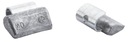 Свинцовые грузики PB для алюминиевых дисков 5–25 г FIVESTARS 500 шт.
