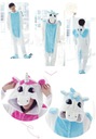Kigurumi Unicorn Pink Pajama Adult Animal Onesies Kapucňa bez kapucne