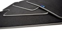 TAPIS DE SOL VELOURS LUX BMW X5 E70 2007-2013R.+ RZEPY NOIR AVEC COULEUR GRISE LAMOWKAphoto 7