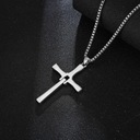 Náhrdelník Čierny kríž VIN DIESEL TORETTO FAST N7 s krížom Oceľ 316L Materiál biele zlato oceľ