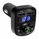 BLUETOOTH FM-передатчик MP3, 2 зарядных устройства USB