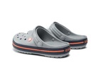 CROCS ZASÚVACIE ŠĽAPKY ŠEDÉ PRÍLEŽITOSTNÉ LOGO 42-43 ŽSA Originálny obal od výrobcu žiadny