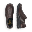 RIEKER TEX коричневые кожаные женские туфли L7178