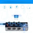 ЗАРЯДНИЙ ПРИСТРІЙ АВТОМОБІЛЬНА QIDOE ROZGALEZNIK ПРИКУРЮВАЧА 4USB 3GNIAZDA 12V24V  (18785968813) фото min 7