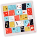 Авант Рождественские наклейки Календарь 46 10x10