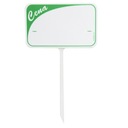 ETYKIETA PLASTIKOWA WTYKACZ ZE SZPILKĄ ZIELONY 1