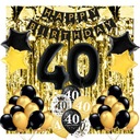НАБОР УКРАШЕНИЙ НАСТЕННЫХ ШАРОВ НА 40-ЛЕТИЕ РОЖДЕНИЯ