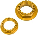 CNC RACING Nakrętki Osi Tylnego Koła Ducati Gold