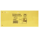 Разделитель-заготовка Protos 1/3 А4 светло-желтый 50к