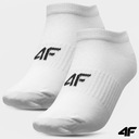 Pánske ponožky 4F Ponožky Bavlnené Príležitostné Na Každý Deň 3-PAK Dominujúca farba biela