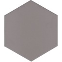 НАПОЛЬНАЯ ПЛИТКА GRES SOLID ШЕСТИГРАННАЯ серая 22x25