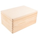 Деревянный ящик с крышкой для хранения украшений, 30х20х14см.