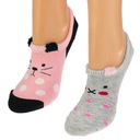 Ponožky dámske členkové ponožky vtipné 2 páry m16 36-38