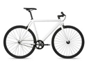 Гусеничный велосипед 6K с фиксированной передачей, белый Single Speed ​​52