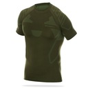 Myśliwska koszulka funkcyjna T-shirt termoaktywny khaki BRUBECK na prezent