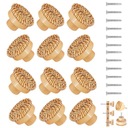 12x Retro rattanowe gałki szuflady nowoczesne Boho UCHWYTY MEBLOWE