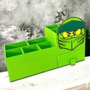 Органайзер для карандашей KAJAWIS XL в стиле Ниндзяго Настольный ящик для инструментов LEGO Ninja