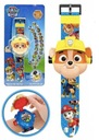 3D часы PAW PATROL со светодиодным проектором RUBBLE