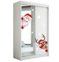 САНТА ОЛЕНЬ Наклейки на холодильник, шкаф, 65х45см