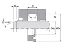 SEAL TLOCZYSKA SA/UN 16X22X4.5 HALLITE photo 3 - milautoparts-fr.ukrlive.com