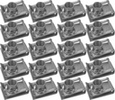 20x МОНТАЖНАЯ ПЛАСТИНА, УНИВЕРСАЛЬНЫЙ ВИНТ M6