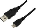 LogiLink micro USB 5,0 м, черный