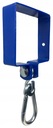 Навесное приспособление, зажим для поворотного крюка, 120х120, синий