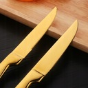 Zestaw noży obiadowych ze stali nierdzewnej ostry Liczba sztuk 1 szt.