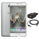 Wiko U Feel Prime Srebrny | ZADBANY Klasa A- | ładowarka + kabel GRATIS