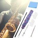 Набор мягких хлопковых кистей для чистки саксофона, разноцветных, для трубы и флейты