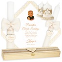 КРЕЩЕННАЯ СВЕЧА КОРОБКА КРЕЩЕННАЯ ОДЕЖДА ФОТО