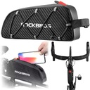 ROCKBROS TORBA SAKWA ROWEROWA NA RAMĘ 1l WODOODPORNA POJEMNA SASZETKA MTB