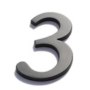 НОМЕР ДОМА, ЦИФРЫ ДЛЯ ДОМА, БУКВЫ графит 3