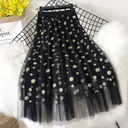 Dámske sukne nežné sladké kórejský štýl tlačený chlapec Dominujúci materiál polyester
