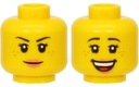 LEGO ГОЛОВКА — ДВУХСТОРОННЯЯ ГОЛОВКА №. 3626cpb2662