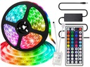 НАБОР ЦВЕТНЫХ СВЕТОДИОДНЫХ ЛЕНТЫ RGB 5050 СВЕТОДИОДНАЯ ЛЕНТА ВОДОНЕПРОНИЦАЕМЫЙ БЛОК ПИТАНИЯ ДИСТАНЦИОННЫЙ 5м