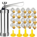 СТАЛЬНОЙ ПРЕСС-МАШИНА-ДЕКОРАТОР ДЛЯ ПЕЧЕНЬЯ ТОРТОВ С НАСАДКАМИ