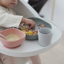 Тарелка, миска, чашка, ложка - силиконовый набор детский, Beaba