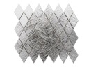 MOZAIKA SZKLANA ROMB KARO SREBRNA SILVER STR.