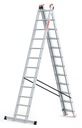 Многофункциональная алюминиевая лестница 3х12 PRO, ПОЛЬСКИЙ товар + БЕСПЛАТНЫЙ крючок