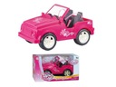 РОЗОВАЯ МАШИНКА ДЛЯ КУКЛЫ КАБРИОЛЕТ 30 СМ. С ПОЛОСАМИ