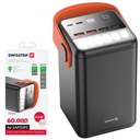 Powerbank 60000 мАч 65 Вт для ноутбука-смартфона со светодиодным фонариком USB-C USB-A