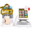 БОЛЬШОЙ КАССОВЫЙ АППАРАТ С СЕНСОРНЫМИ ВЕСАМИ КОФЕМАШИНА