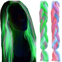 Синтетические волосы для кос, СВЕТЯЩИЕСЯ наращивания.
