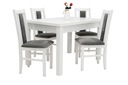 Белый устойчивый стол и стулья!