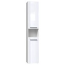 Kúpeľňová skrinka NEL I 31x30xH174 biela lesk Kód výrobcu 5904507201265