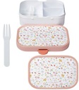 MEPAL LUNCHBOX LUNCHBOX КОНТЕЙНЕР СЭНДВИЧИ ШКОЛЬНЫЕ БАБОЧКИ ЦВЕТЫ БЕЗ BPA