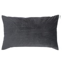 Бархатная наволочка 30х50 Nilo Black Lastilo