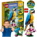 НАБОР LEGO CREATOR 3IN1 ЭКЗОТИЧЕСКИЙ ПОПУГАЙ РЫБА-ЛЯГУШКА 31136